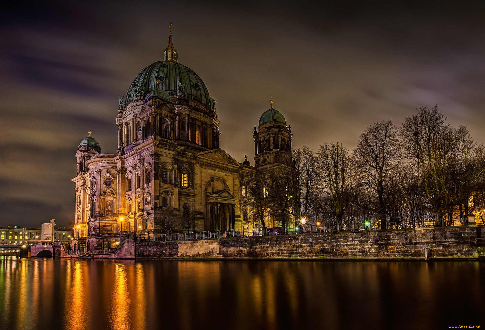 ,  , , , , , spree, , , , , , , , berliner, dom, deutschland, berlin